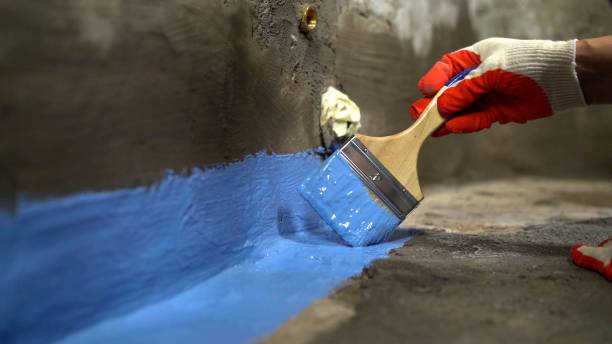 Commercial Waterproofing project at a Elkwood, VA business property by SJ Waterproofing Pros